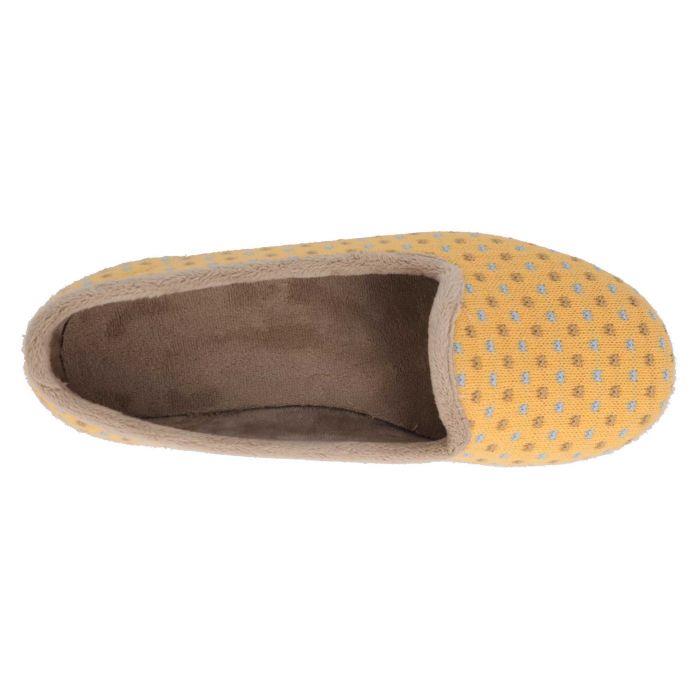 Women's Wide Fit DB Lacey Slip-on Slippers in Blue Multi Textile - Image 10