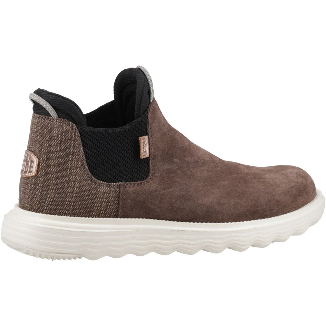 Women's Heydude 40389 Branson Ankle Boots in Coffee - Image 4