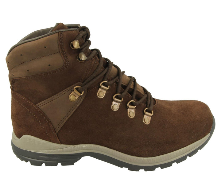 Mens Wide Fit DB Colorado Waterproof Boots in Black Suede - Image 1