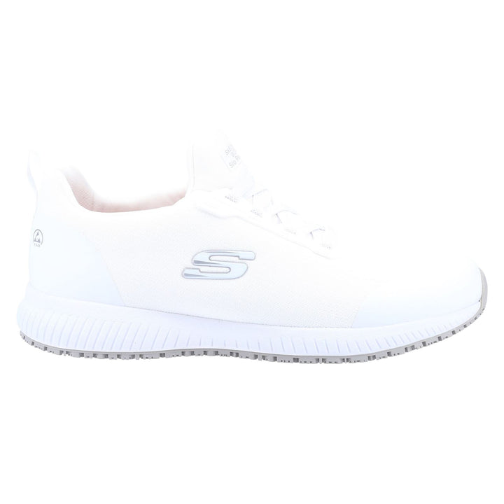 Men's Wide Fit Skechers 200051EC Squad Sr Myton Trainers - White in White - Image 1