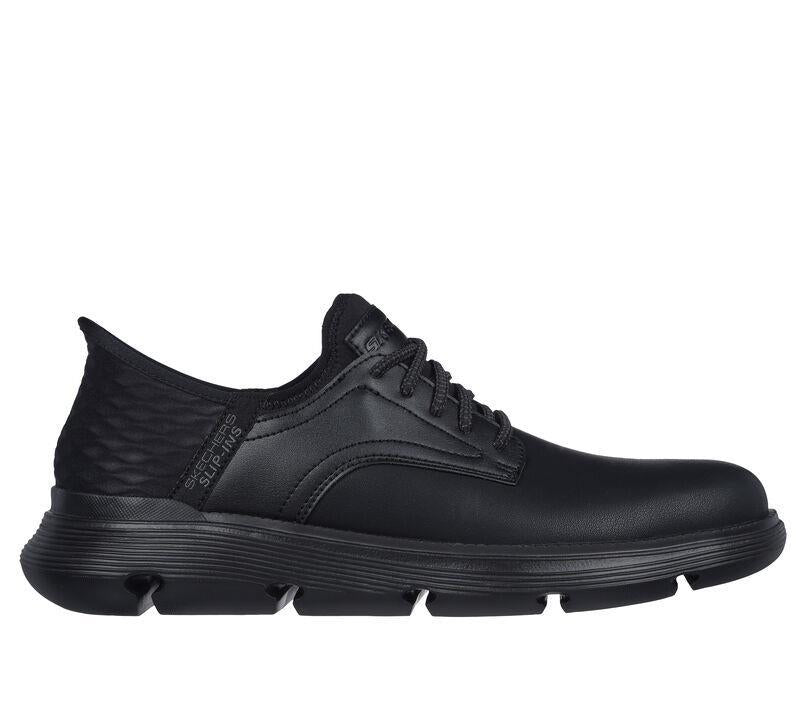 Men's Wide Fit Skechers Slip-ins 205046 Garza Gervin Trainers in Black - Image 2