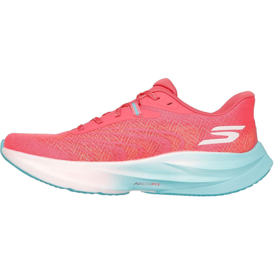 Women's Wide Fit Skechers 172200 Aero Spark Trainers in Coral - Image 4