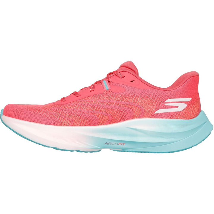 Women's Wide Fit Skechers 172200 Aero Spark Trainers in Coral - Image 1