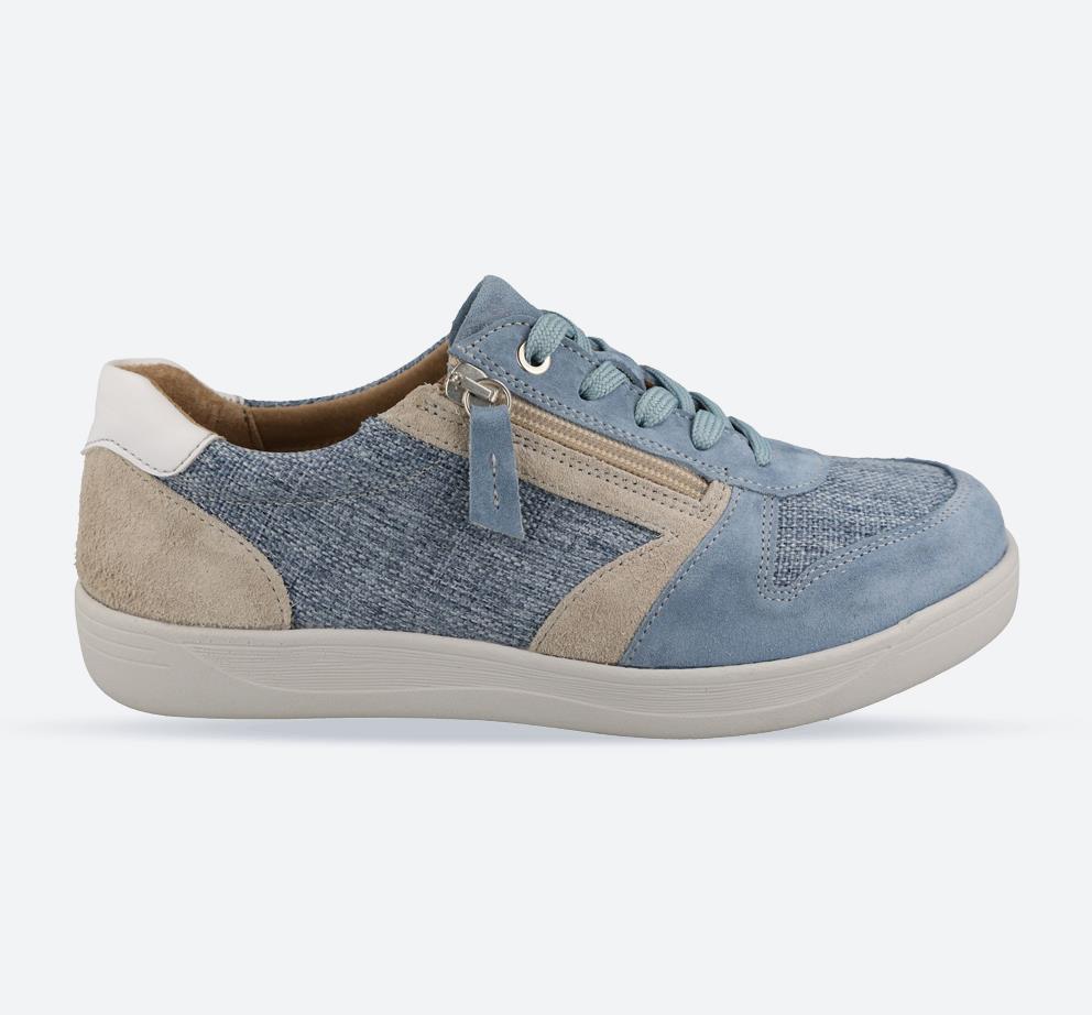 Women's Wide Fit DB Cedar Shoes in Beige - Image 1