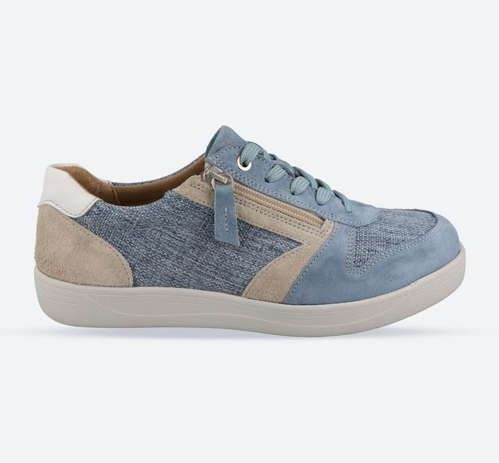 Women's Wide Fit DB Cedar Shoes in Beige - Image 1