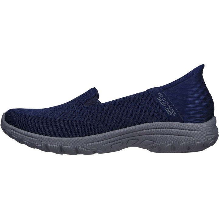 Women's Wide Fit Skechers 158698 Reggae Fest 2.0 Guiding Shoes in Navy - Image 1