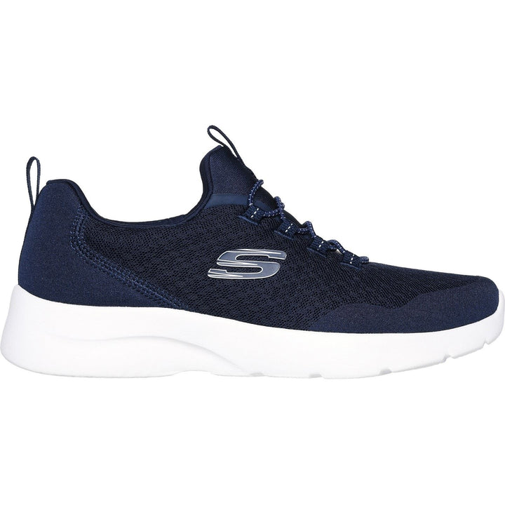 Women's Wide Fit Skechers 149657 Dynamight 2.0 Real Smooth Trainers in Navy - Image 1