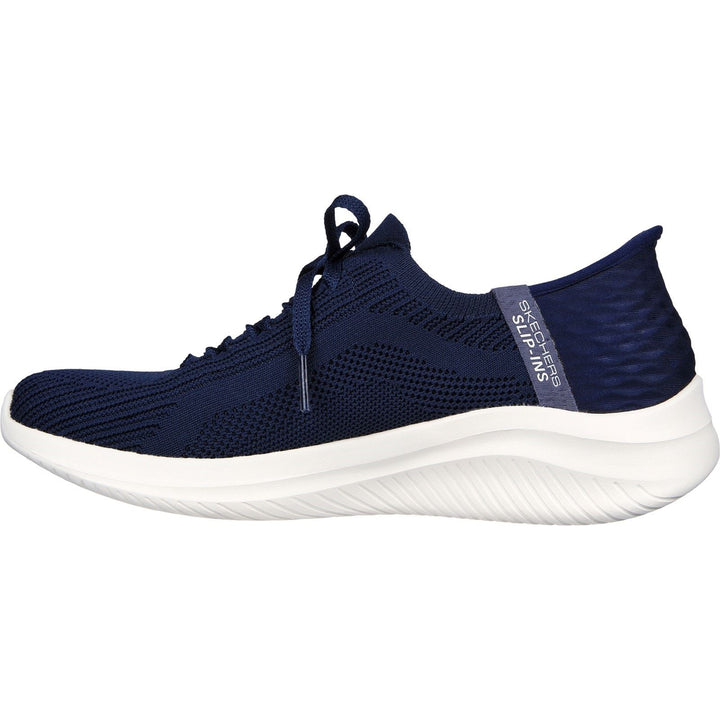 Women's Wide Fit Skechers 149710 Slip-ins Ultra Flex 3.0 Brilliant Path Trainers - Navy in Navy - Image 1