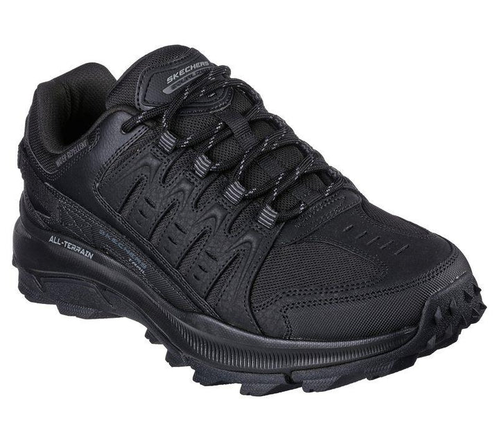 Men's Wide Fit Skechers 237501 Equalizer 5.0 Trail-Solix Walking Trainers - Black in Black - Image 1