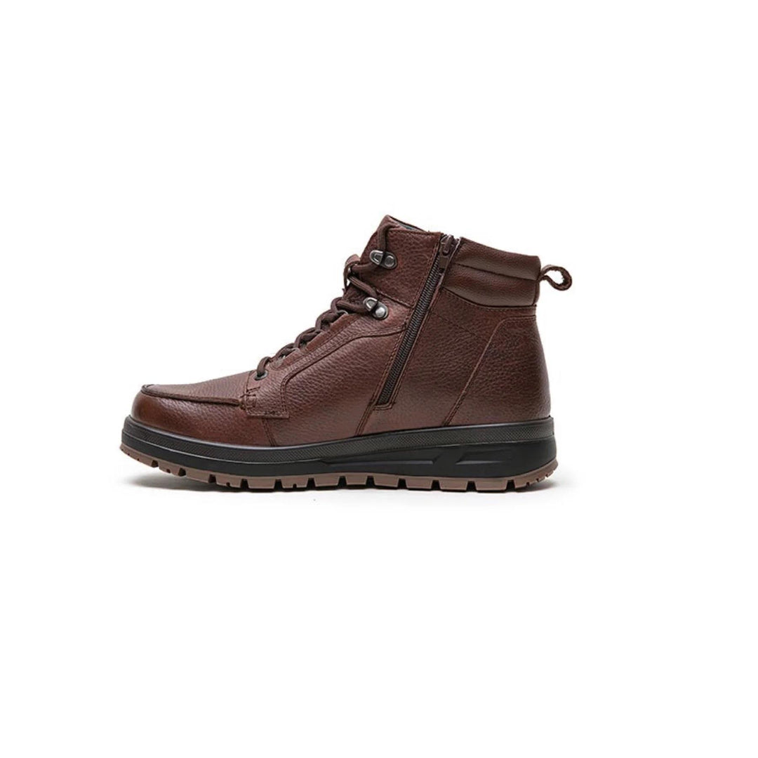 Mens Wide Fit Grunwald  A-916 Pullup Tex Trekking Boots in Black - Image 4