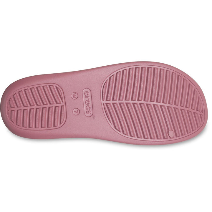 Women's Crocs 209409 Getaway Platform H-Strap Slippers in Latte - Image 1