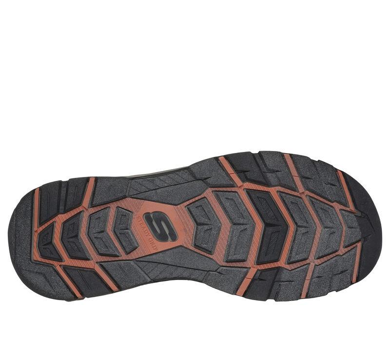 Men's Relaxed Fit Skechers 205112 Tresmen Ryer Sandals in Chocolate - Image 6