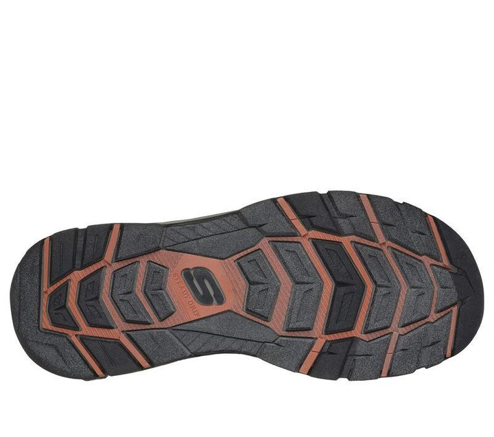 Men's Relaxed Fit Skechers 205112 Tresmen Ryer Sandals in Chocolate - Image 1