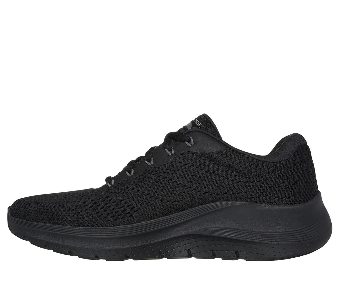 Men's Wide Fit Skechers 232700 Arch Fit 2.0 Walking Trainers in Black - Image 3