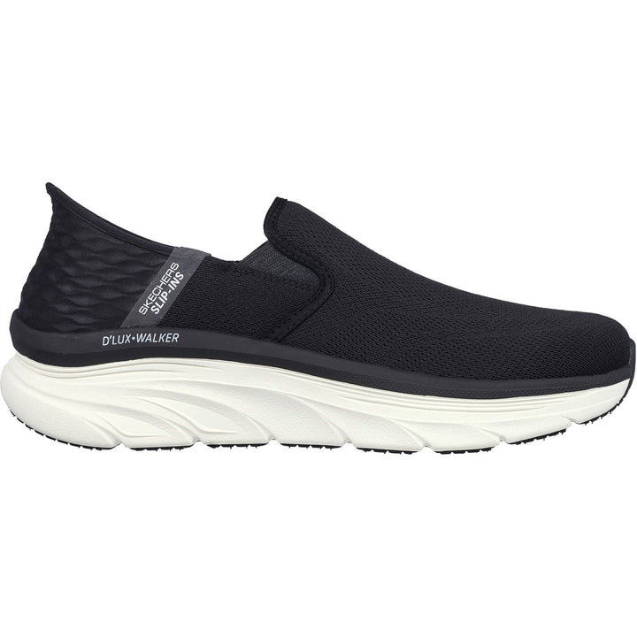 Men's Wide Fit Skechers 232455 D'Lux Walker Orford Trainers in Black - Image 1