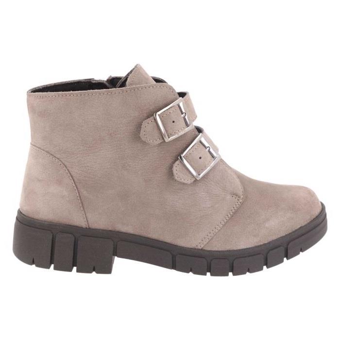 Women's Wide Fit DB Penelope Buckle Boots in Black Leather - Image 8