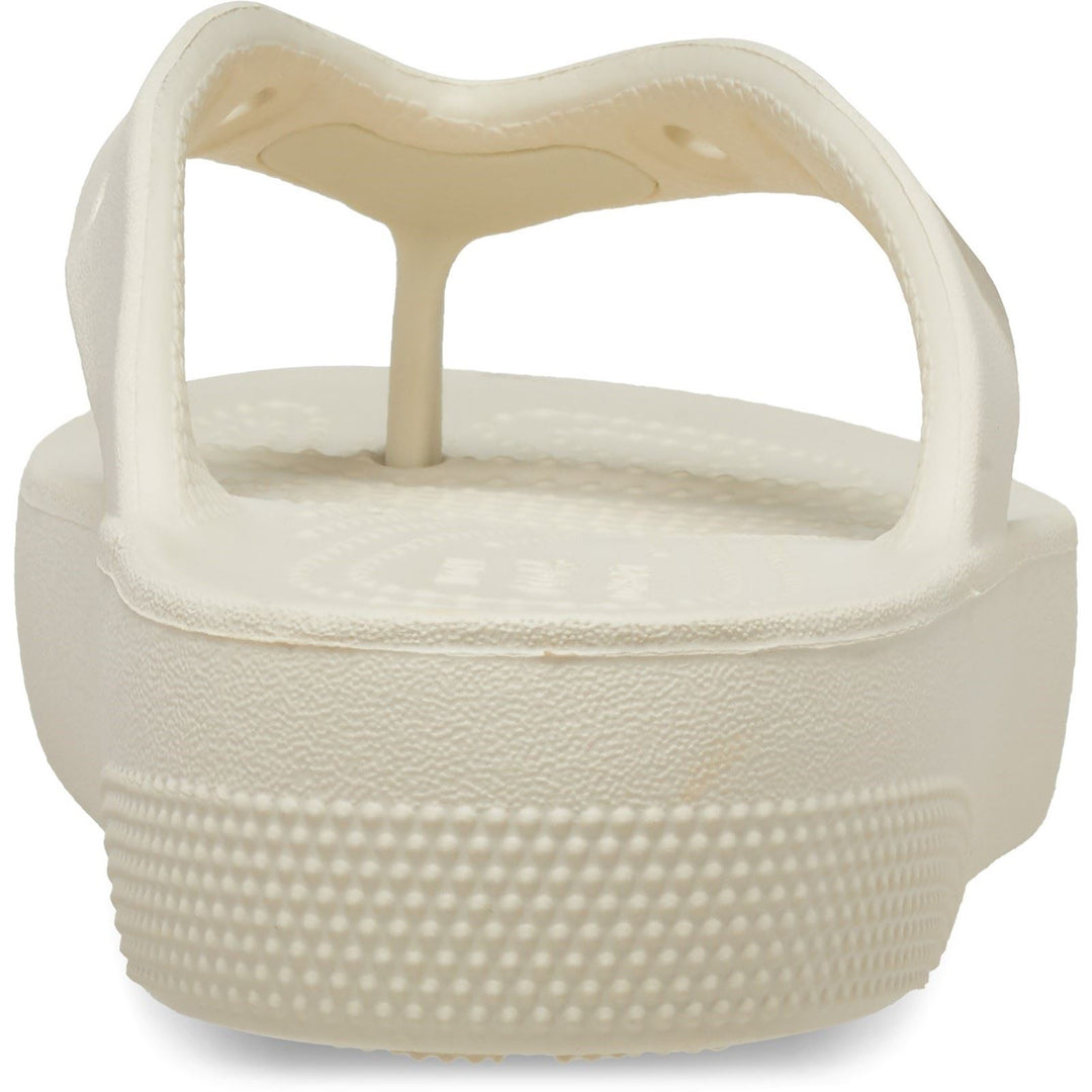 Women's Crocs 207714 Classic Platform Flip Flop in Bone - Image 8