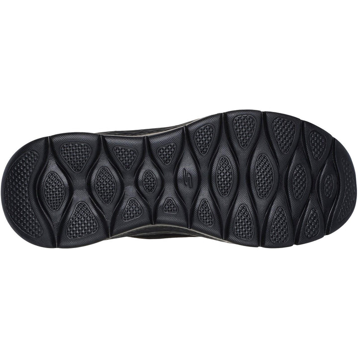 Women's Wide Fit Skechers 124837 Slip-ins Go Walk Flex Mali Trainers in Black - Image 1