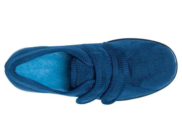 Womens Wide Fit DB Eunice Slippers in Navy - Image 1