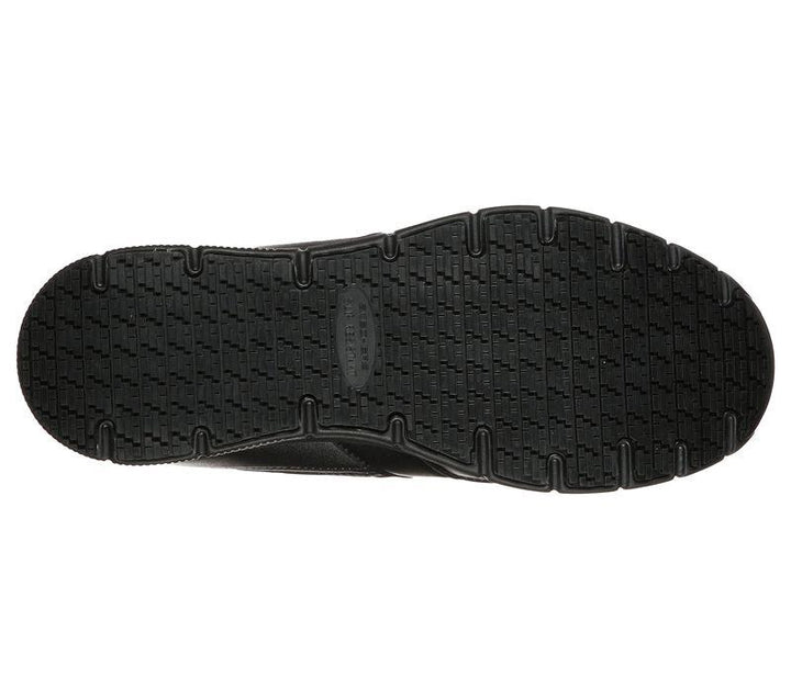 Men's Wide Fit Skechers Work 77156EC Work Relaxed Fit Nampa Sr Shoes in Black - Image 1