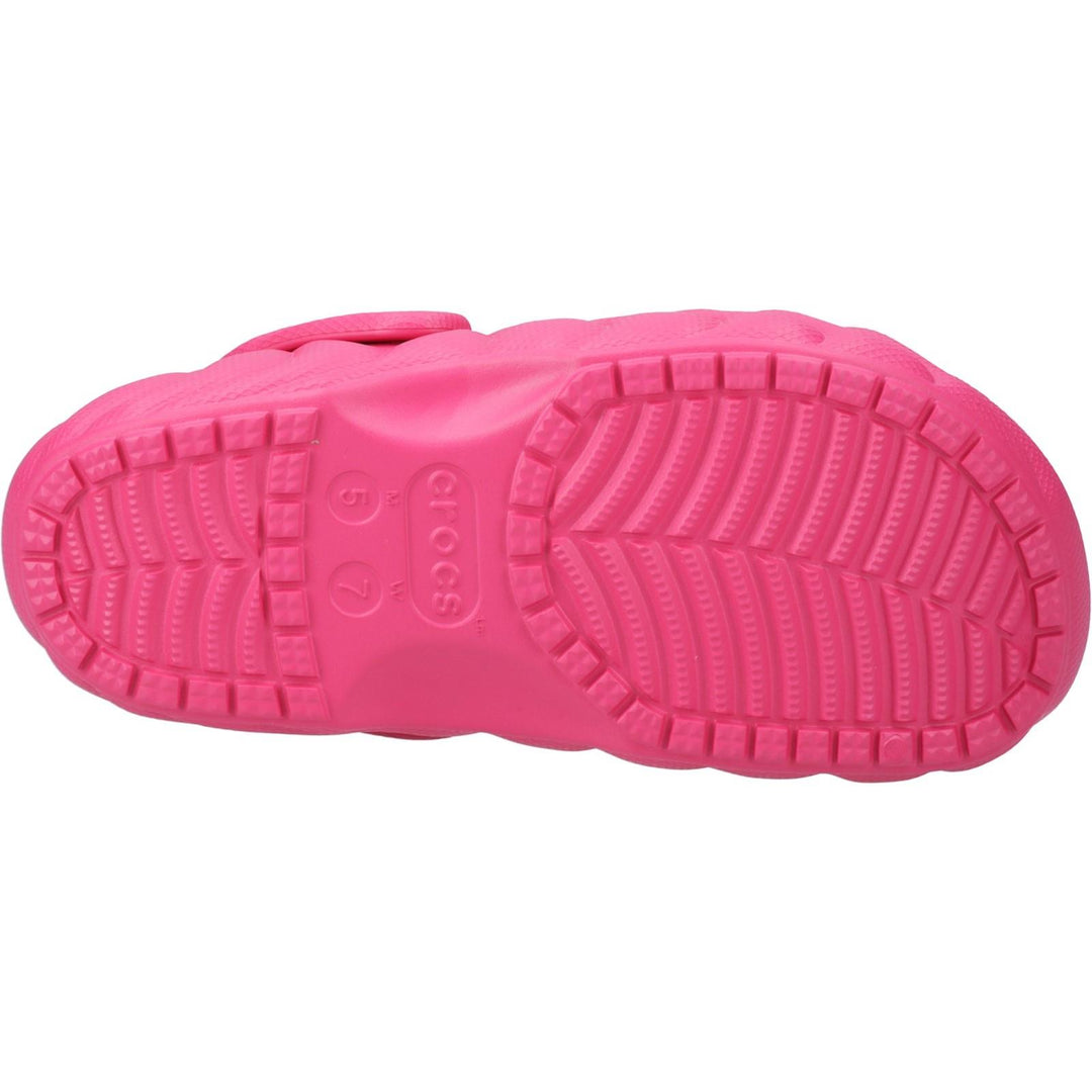 Women's Crocs 210059 Classic Lined Overpuff Clog Sandals in Nightfall - Image 9