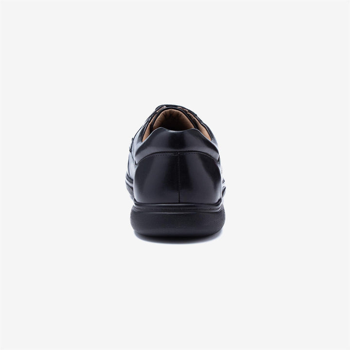 Mens Wide Fit Tredd Well Ross Shoes in Black - Image 1