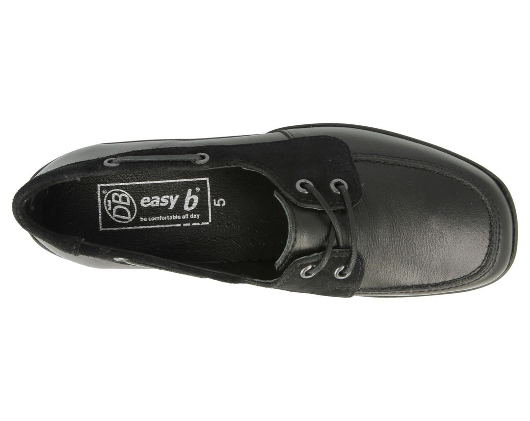 Women's Wide Fit DB Avalon Shoes in Black - Image 3