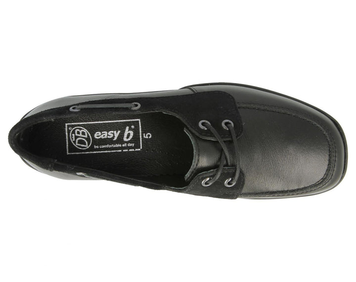 Women's Wide Fit DB Avalon Shoes in Black - Image 1