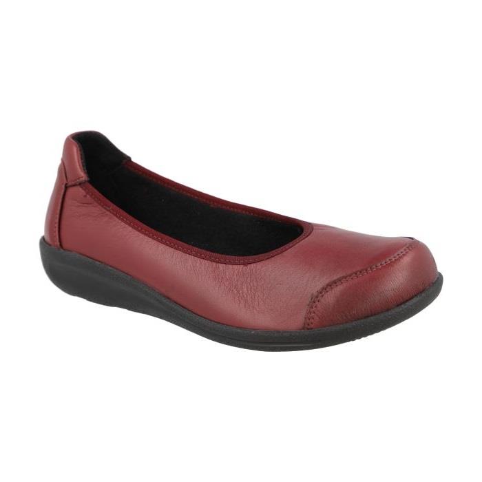 Women's Wide Fit DB Whitethroat Shoes in Black Stretch / Lea - Image 10