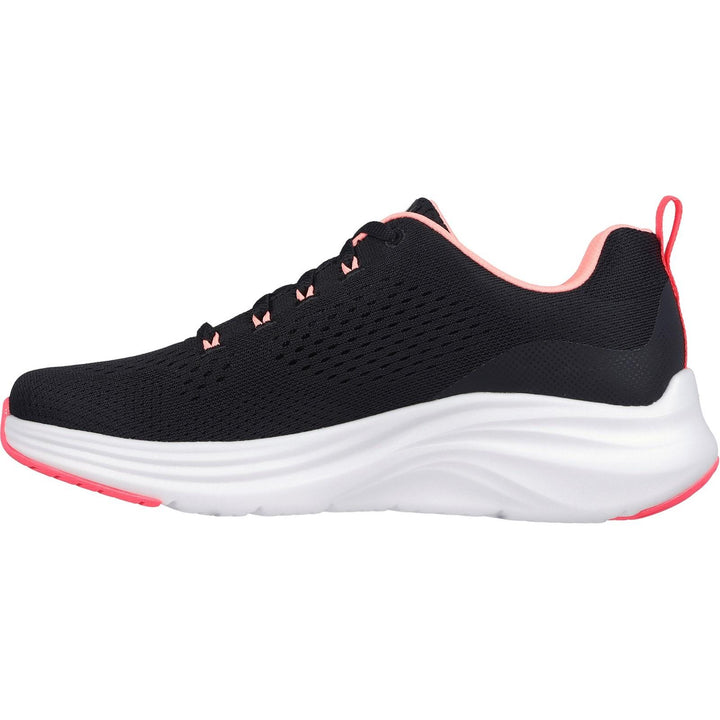 Women's Wide Fit Skechers 150024 Vapor Foam Fresh Trend Trainers in Black/Pink - Image 1