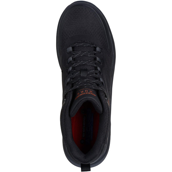 Men's Wide Fit Skechers 200256EC Work Speed Flex Trekker Boots in Black/Red - Image 1