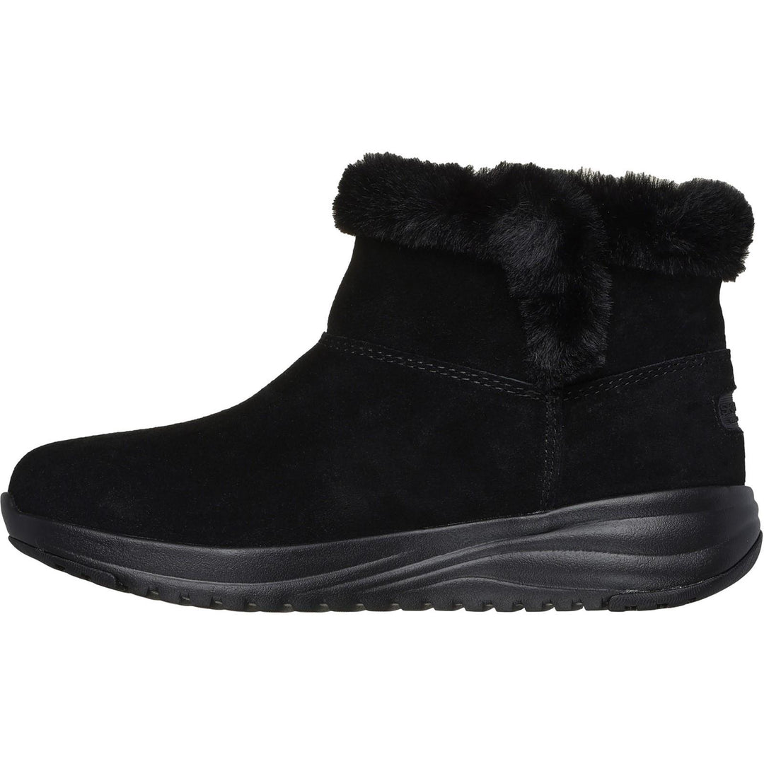 Women's Wide Fit Skechers 144775 Waterproof On The Go Stellar Boots in Black - Image 4