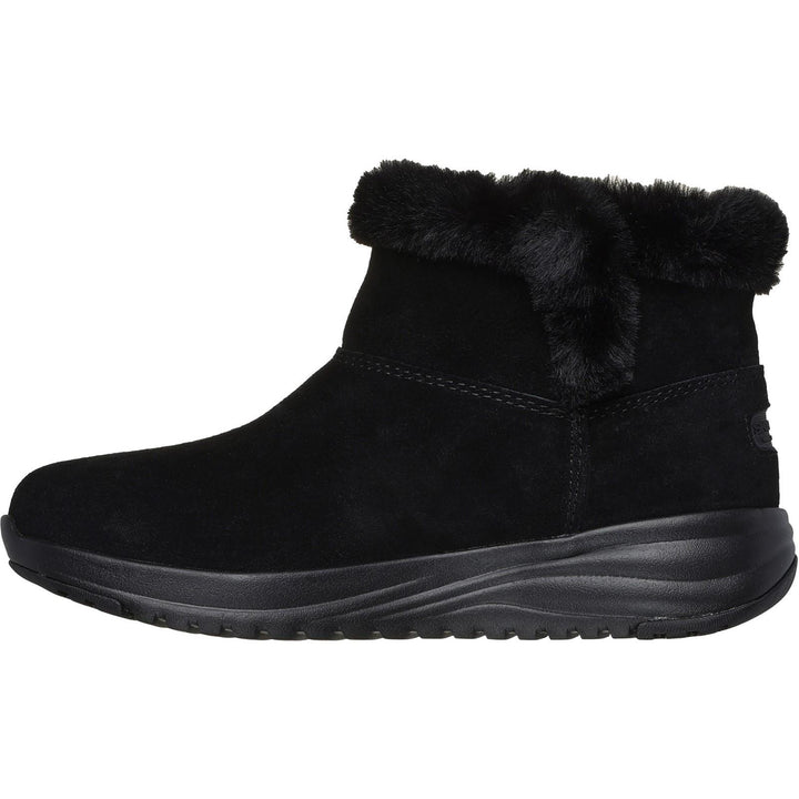 Women's Wide Fit Skechers 144775 Waterproof On The Go Stellar Boots in Black - Image 1