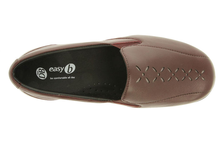 Womens Wide Fit DB Cameron Shoes in Black Leather - Image 1