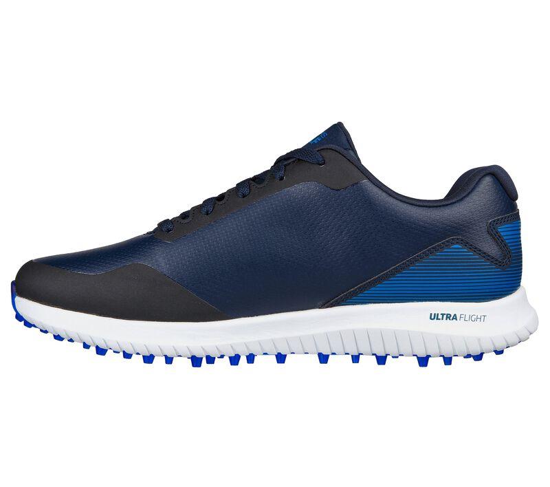Men's Wide Fit Skechers 214028 Max 2 Golf Trainers in Grey/Red - Image 8