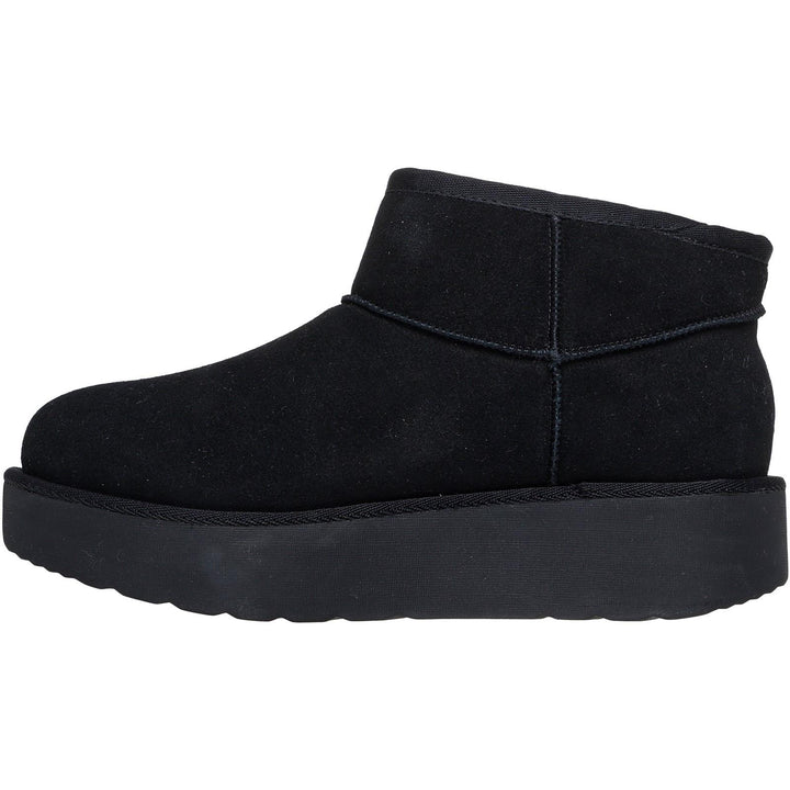 Women's Wide Fit Skechers 169143 Slip-ins Keep Cozy Boots in Black - Image 1