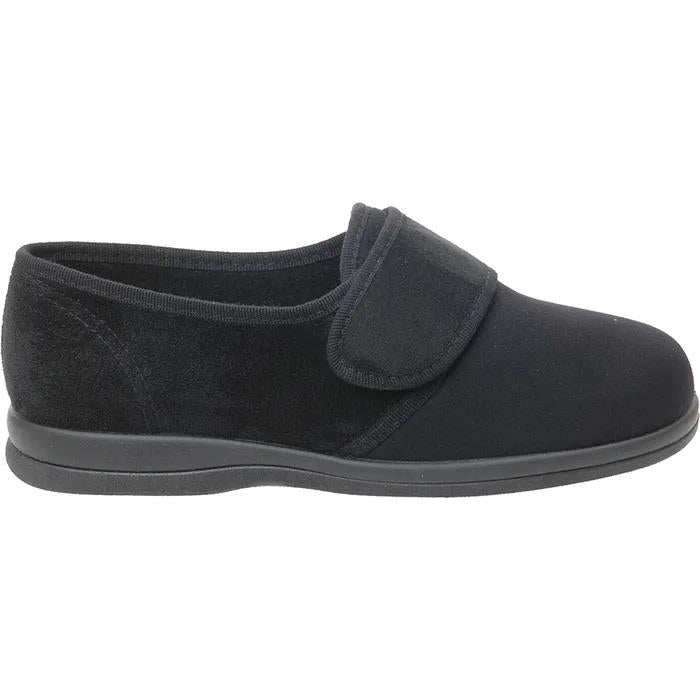 Women's Wide Fit Cosyfeet Spicy Shoes in Black - Image 1
