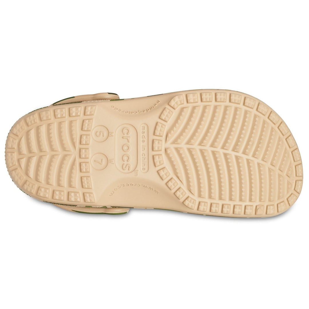 Men's Crocs 206454 Seasonal Camo Sandals in Mushroom/Multi - Image 19