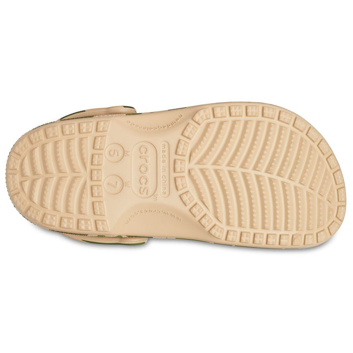 Men's Crocs 206454 Seasonal Camo Sandals in Mushroom/Multi - Image 1
