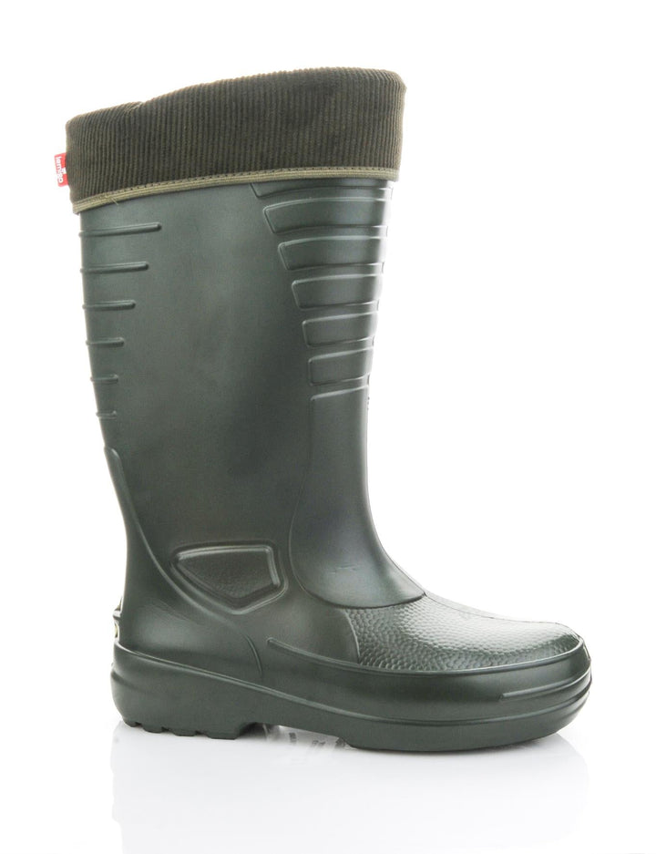 Women's Wide Fit Wellies Wader 862 Boots in Dark Green - Image 1