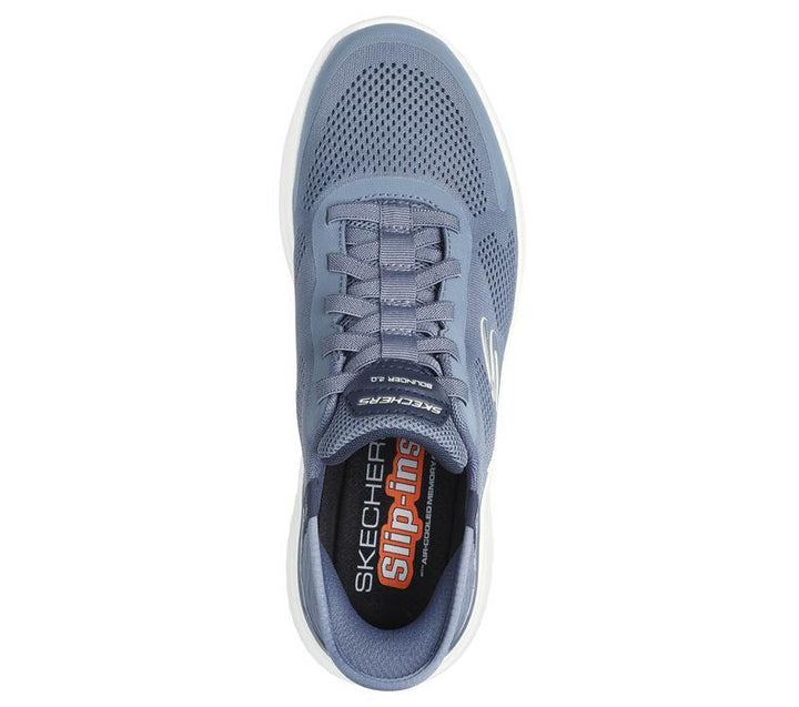 Men's Wide Fit Skechers 232459 Slip-ins Bounder 2.0 Emerged Trainers in Navy - Image 1