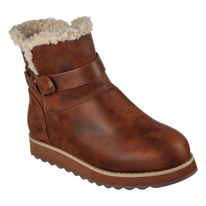 Women's Wide Fit Skechers 167615 Keepsakes 2.0 Boots in Chocolate - Image 1