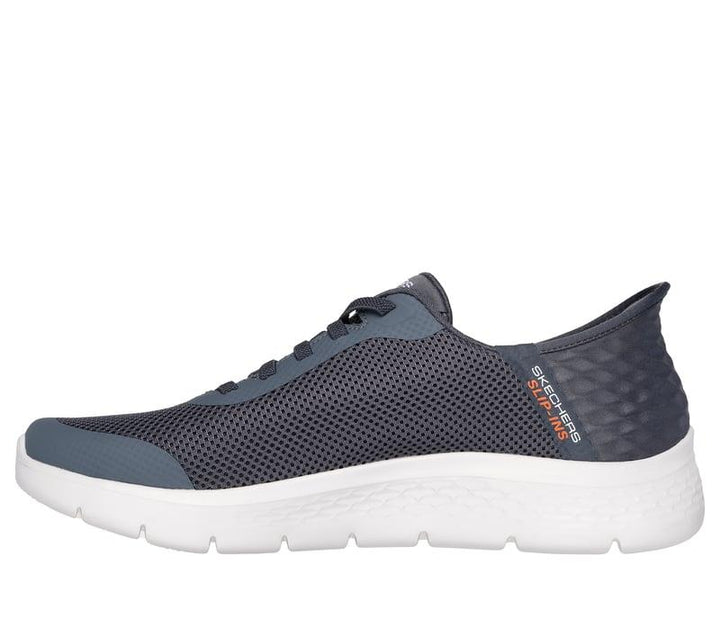 Men's Wide Fit Skechers Slip-ins 216324WW Go Walk Flex Trainers in Grey - Image 1