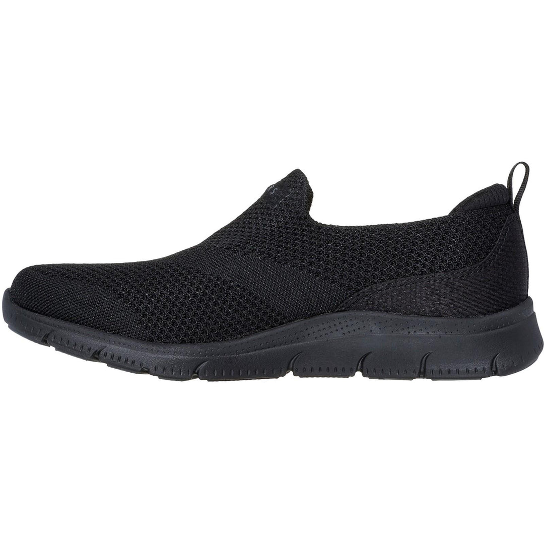 Women's Wide Fit Skechers 104680 Arch Fit Refine 2.0 Cascade Trainers in Black - Image 4