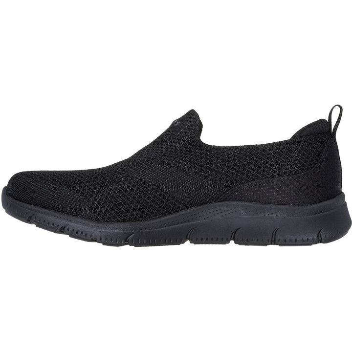 Women's Wide Fit Skechers 104680 Arch Fit Refine 2.0 Cascade Trainers in Black - Image 1
