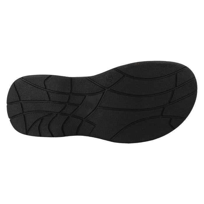 Men's Wide Fit DB Alfie Sandals in Black Leather - Image 1