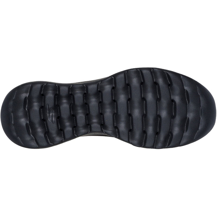 Women's Wide Fit Skechers 124641 Slip-ins Go Walk Joy Vela Shoes in Black - Image 1