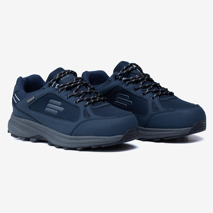 Men's Wide Fit Tredd Well Cloud Walk Trainers - Navy in Navy - Image 1