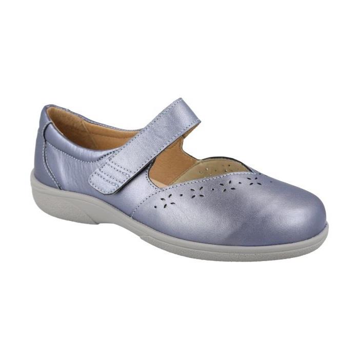 Women's Wide Fit DB Monkey Shoes in Sky Blue - Image 1