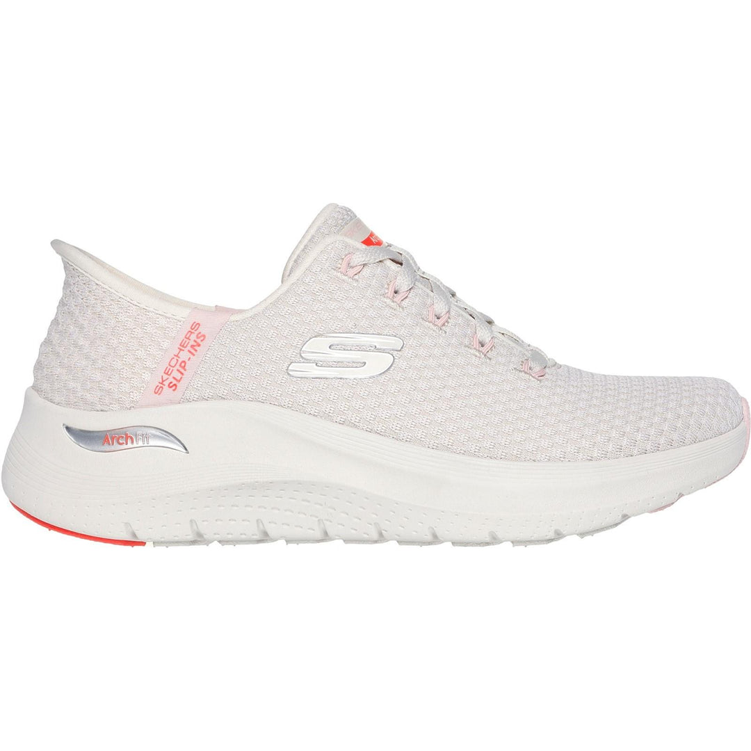 Women's Wide Fit Skechers 150322 Slip-ins Arch Fit 2.0 Trainers in Black/Multi - Image 7